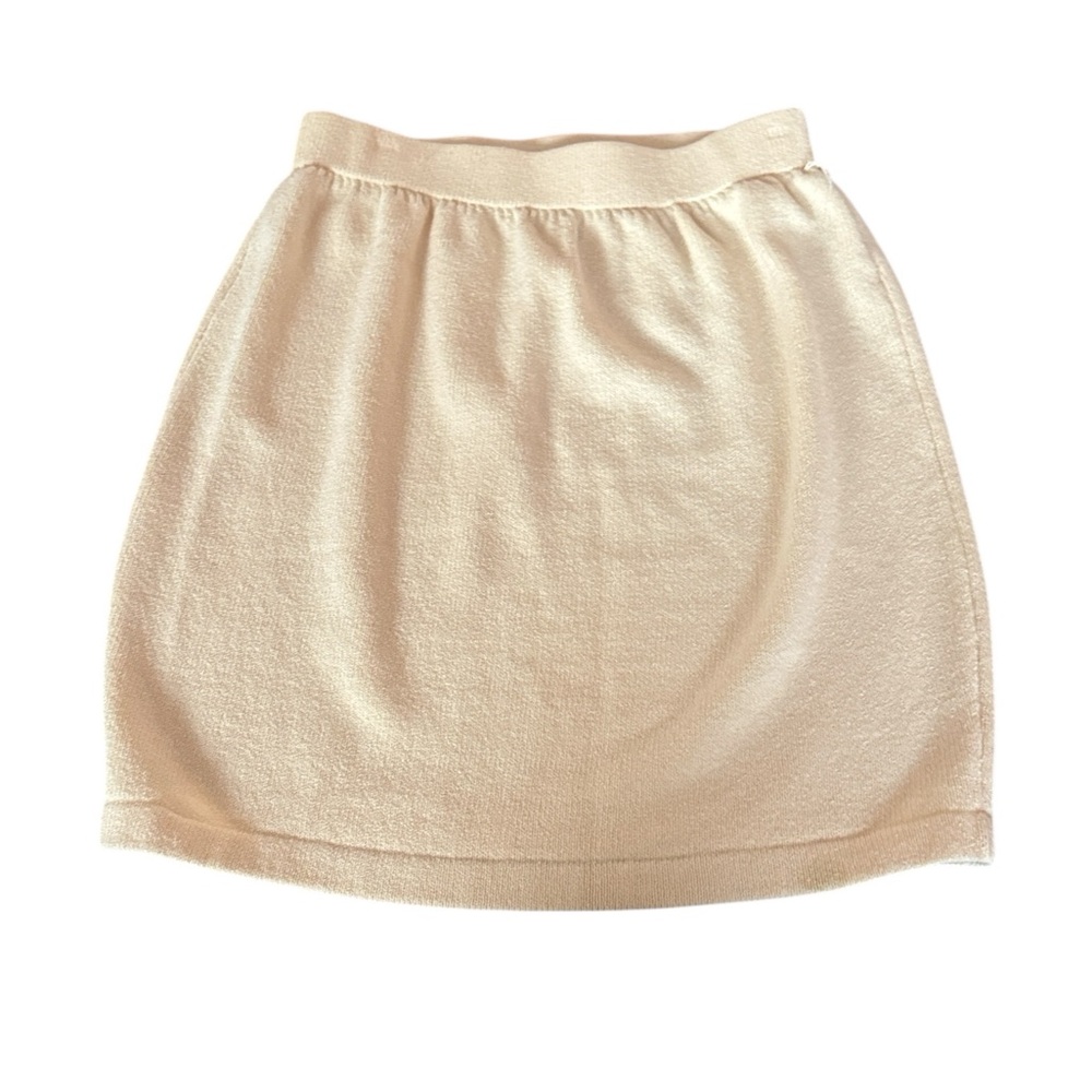 St John‎ Basics Skirt Women’s Size 8 Santana Knit Pencil Pull On Career Work Tan